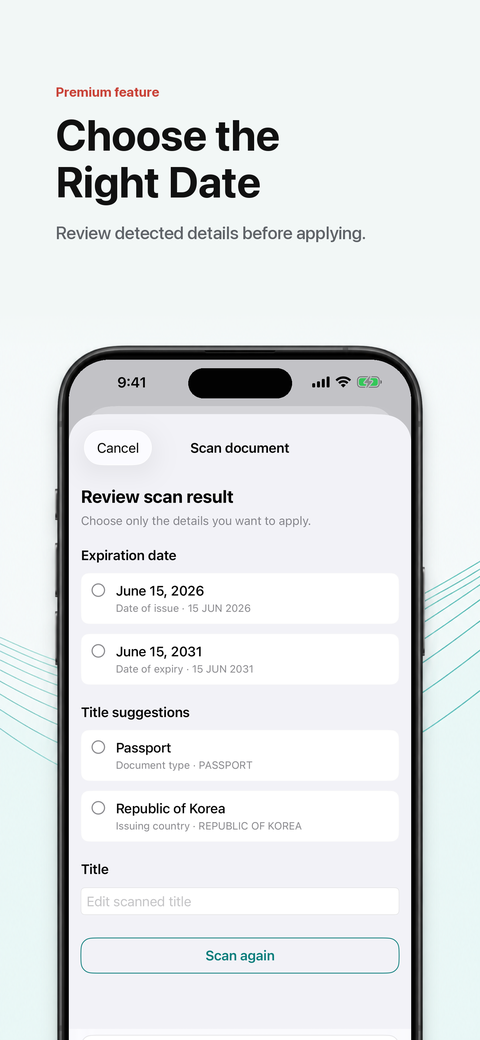 Setting multiple renewal reminders